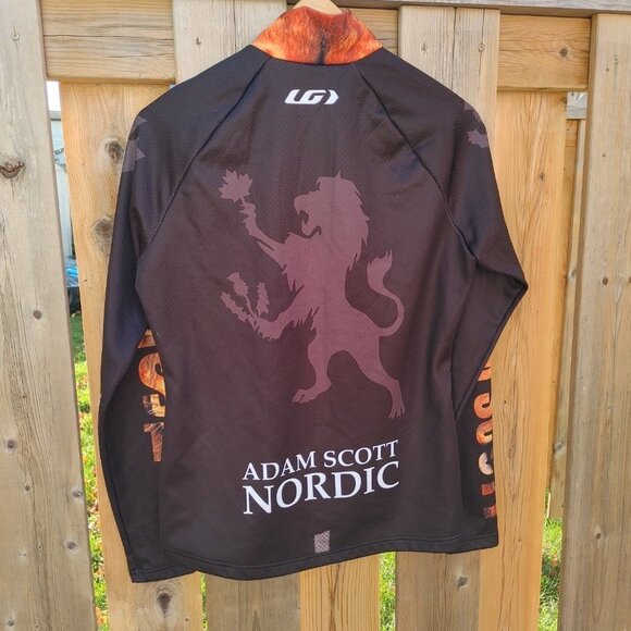 Louis Garneau adam scott Long Sleeve Cycling Jersey Half Zip Men's Medium - Picture 3 of 7